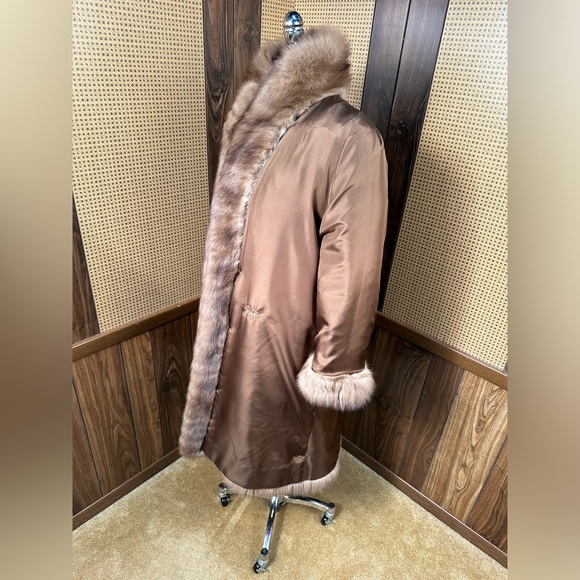 BEAUTIFUL VINTAGE MOHL NEW YORK 38" STROLLER LENGTH SABLE FUR COAT JACKET MEDIUM - Picture 9 of 13